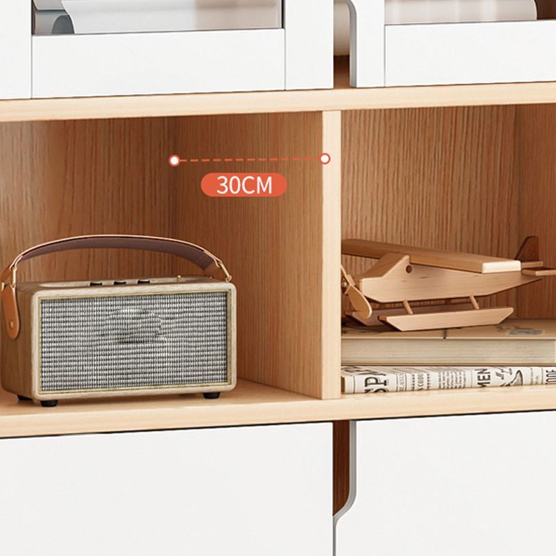Contemporary Rectangle Solid Wood Bar Pulls Accent Chests and Cabinets