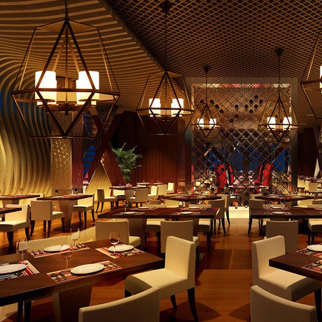 Metal Black Finish Chandelier Caged Country Style Suspension Light with Faux Candles