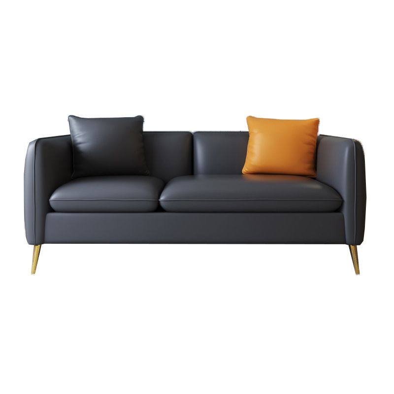 Contemporary Tuxedo Arm Sofa 30.31" Wide Standard Sofa for Living Room