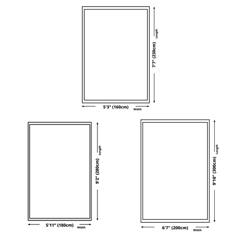 Light Yellow Modern Rug Polyester Graphic Rug Washable Rug for Living Room