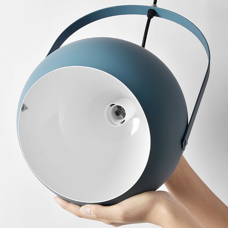 1 Light Metal Pendant Lighting Fixtures Modern Pendulum Dining Room Hanging Pendant Lights