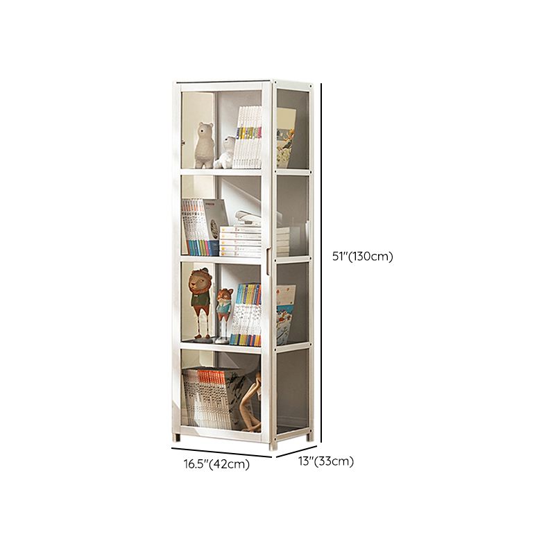 White Lacquered Modern Storage Cabinet,Rectangle Standard Cabinet