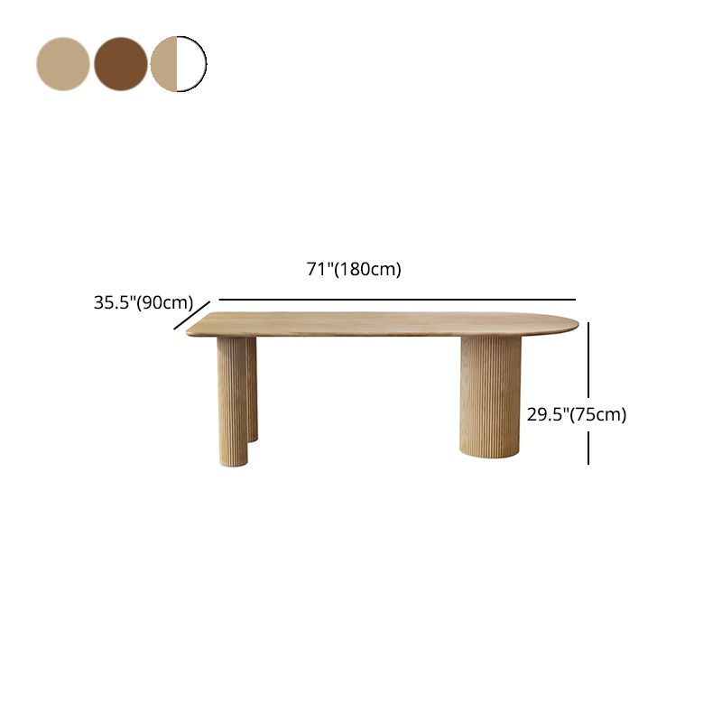 Contemporary Style Dining Table Dining Room Kitchen Table with Tripod Base