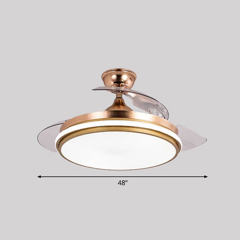 Nordic 3 Blades LED LEDLING LIGHTING RODDE RODDE REMITO DE CONTROL REMOTO