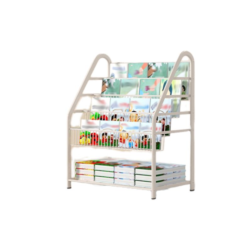 Metal Closed Back Standard Bookshelf Shelves Included Bookcase for Study Room