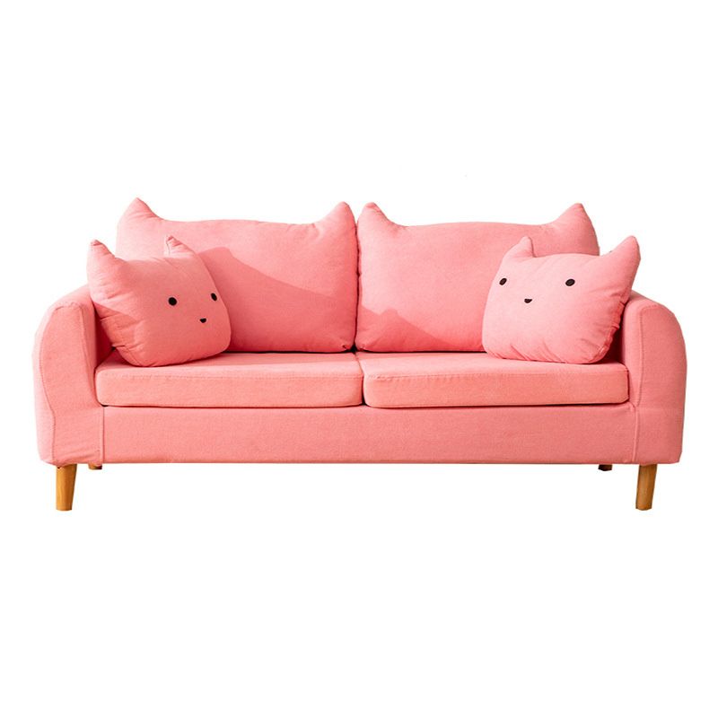 Contemporary Tuxedo Arm Sofa Washable Standard Sofa for Living Room, Apartment