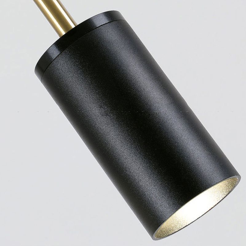 Modernist Cylinder Island Pendants Metal Pendant Lights for Dining Room