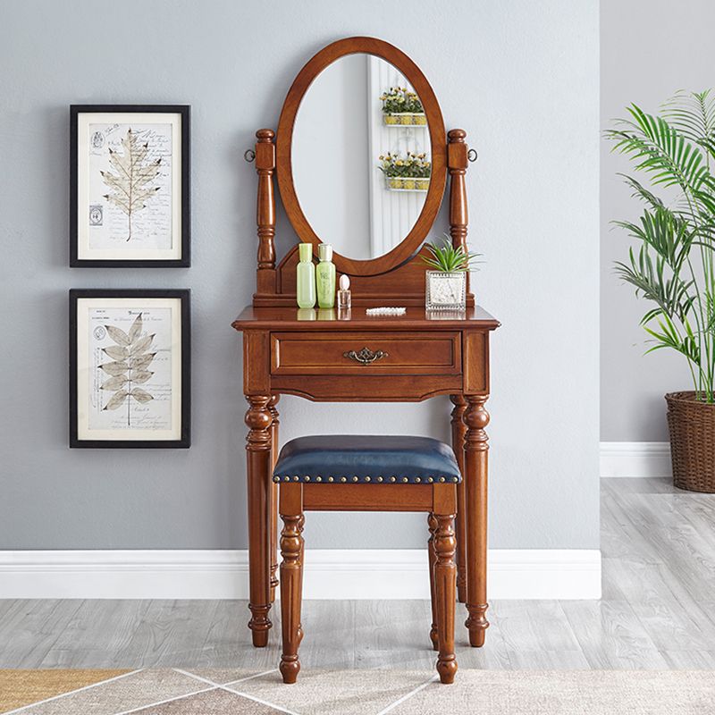 Wooden Vanity Dressing Table Traditional Vanity Makeup Table Set