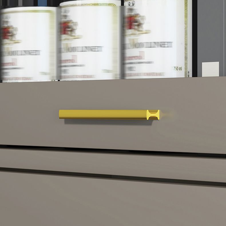 Modern Style Bookshelf Closed Back Shelf Bookcase with Doors for Office Home