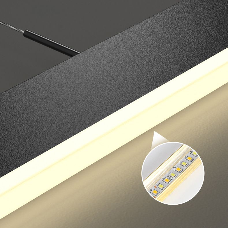 Candelera de araña de metal moderna Candelera cuadrada de múltiples capas en negro para sala de estar