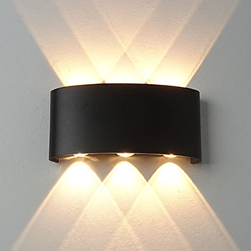 Multi Lights Geometric Wall Washer Sconce Modern Style Metal Wall Lighting Ideas