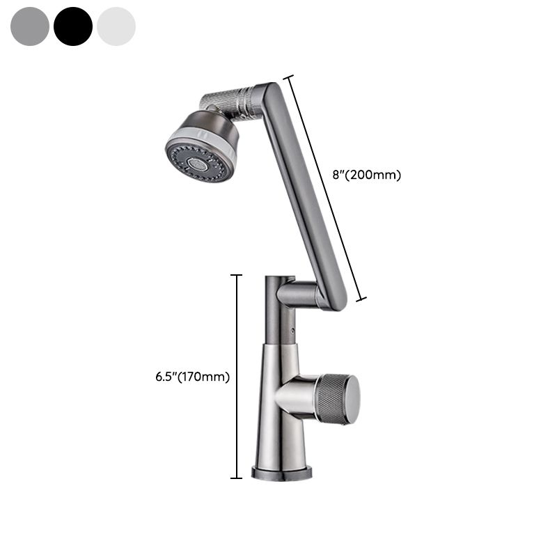 Knob Handle Wide Spread Bathroom Faucet Industrial Vanity Sink Faucet