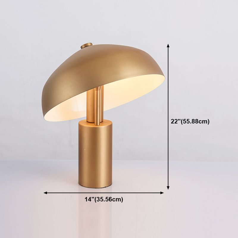 Contemporary Style Geometric Night Table Lamps Metal 1-Light Table Lamp