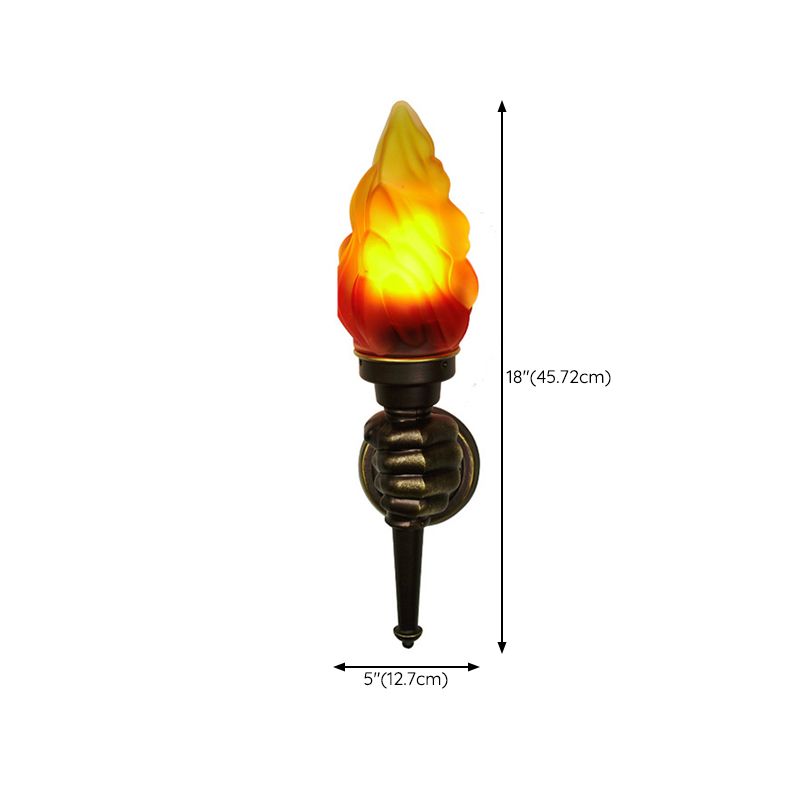 1 Light Geometric Wall Light Fixture Contemporary for Living Room