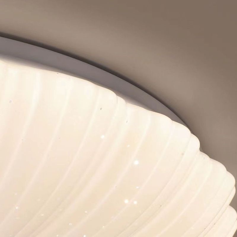 Round LED Ceiling Light Modern Ceiling Mount Light with Acrylic Shade for Kid's Room