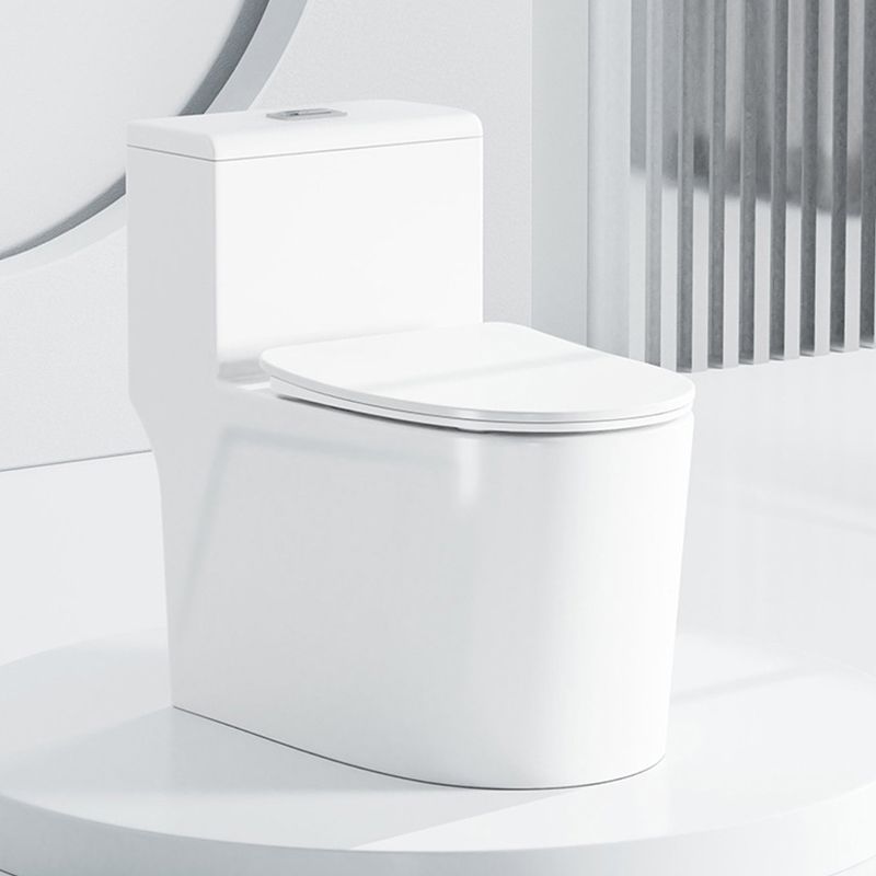 Traditional All-In-One Urine Toilet Floor Mounted Porcelain Siphon Jet Toilet
