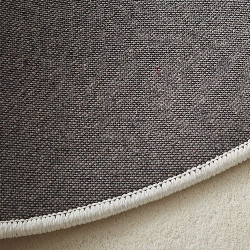 Modern Khaki Carpet Stripe Print Rug Polyester Stain Resistant Living Room Area Rug