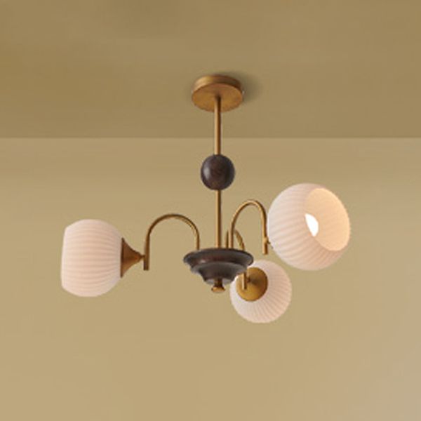 Modern Luxury Hanging Light Glass Globe Chandelier for Interior Spaces