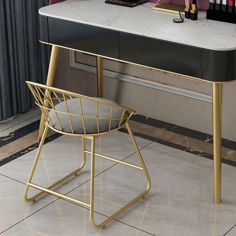 Silla auxiliar tapizada escandinava, sillas de comedor con respaldo de listones y acabado mate (juego de 2)