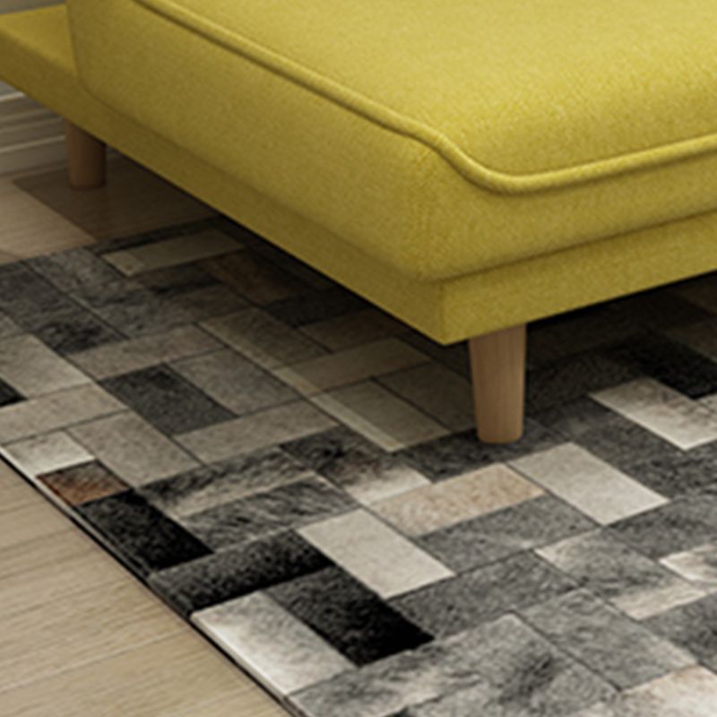 19.68" W Armless Settee  with Cotton Blend  Convertible Sleeper Sofa for Living Room