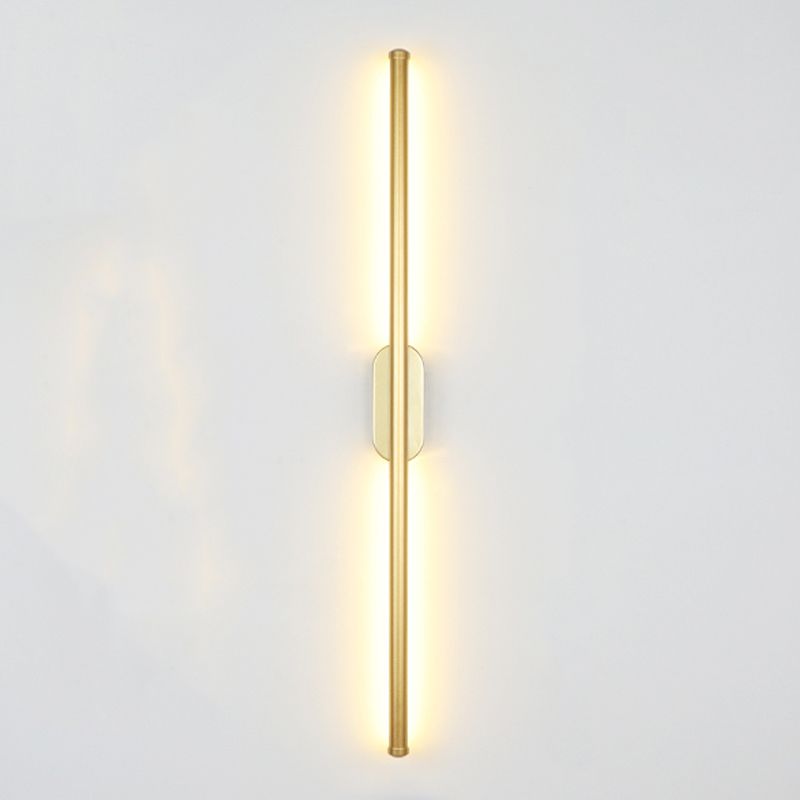 Obelle linéaire Mall Murce Style moderne 1 Light Mur Mur Mount luminaire en or