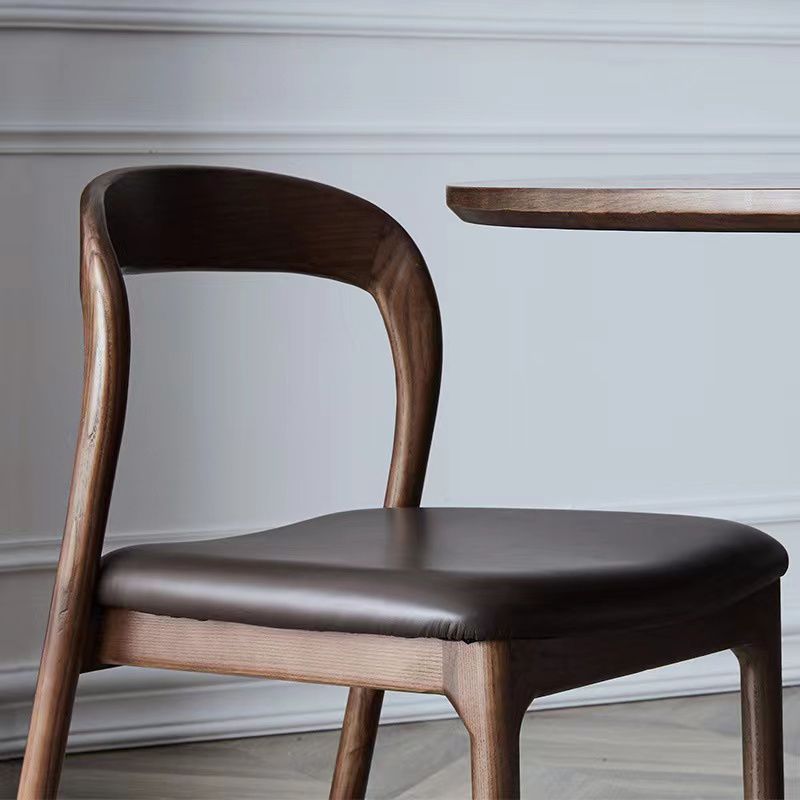 Dining Room Contemporary Armless Chair Solid Wood Dining Chair