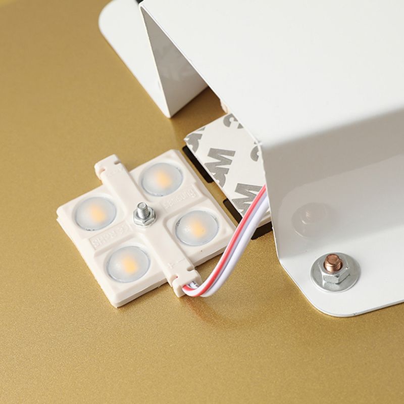 1-Light Geometric Wall Lamps Modern Style Metal Wall Light Sconce