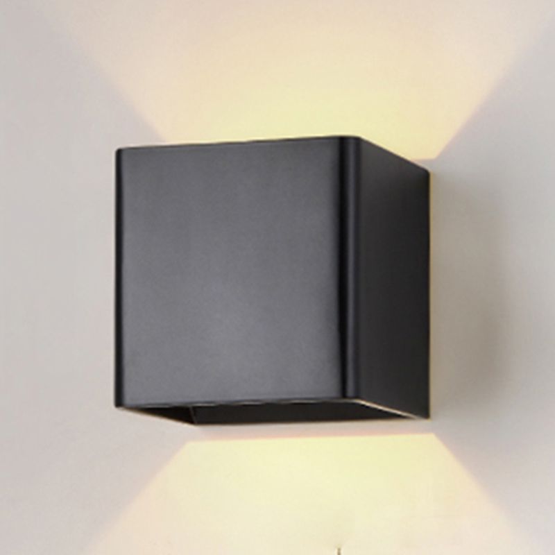 Luz de la plataforma geométrica de estilo moderno de muro de metal LED LED LITING