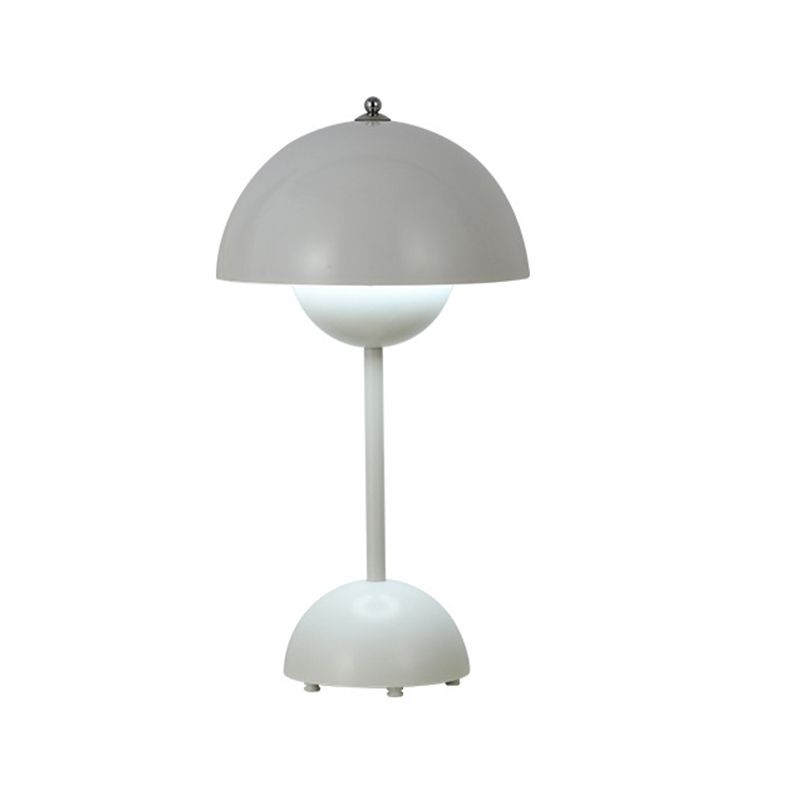 Dome Nightstand Lamp Modern Style Metal Single Light Table Light