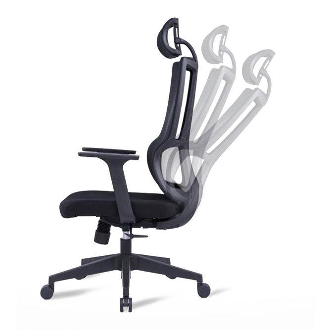 24" Wide Modern Desk Chair Breathable AirGrid Arms Included Office Chair