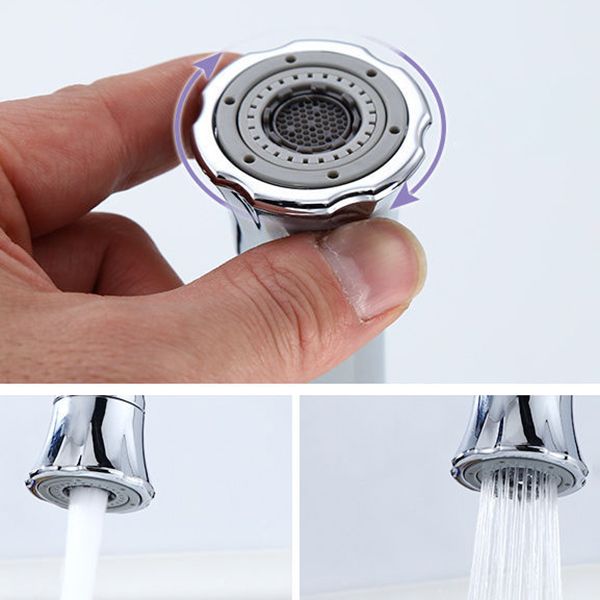 Modern Style Vessel Faucet Copper Single Handle High Arc Vessel Faucet