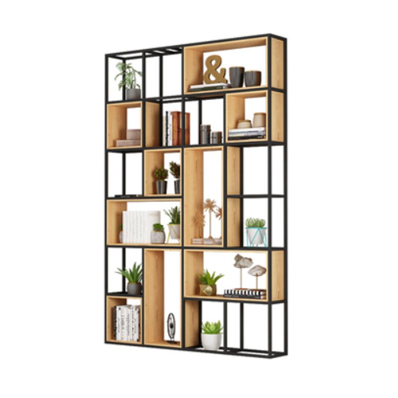 Open Etagere Bookcase Modern Style Shelf Bookcase with Shelves