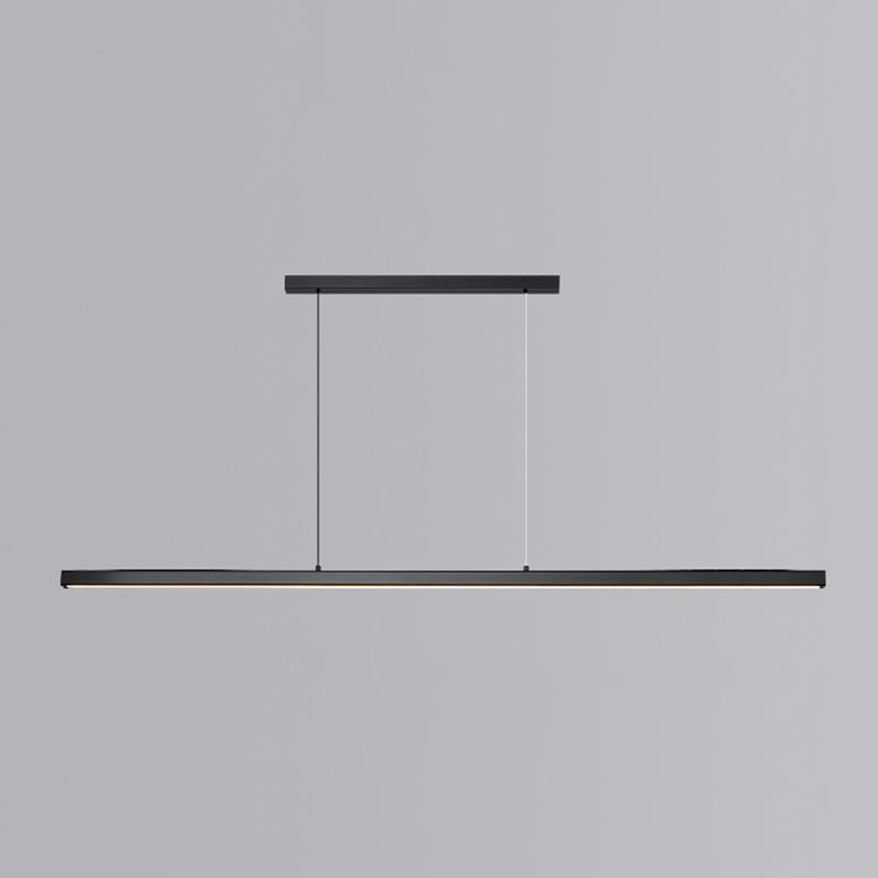 Simple Modern Nordic Style LED Hanging Island Pendant Light for Dining Room Office Bar
