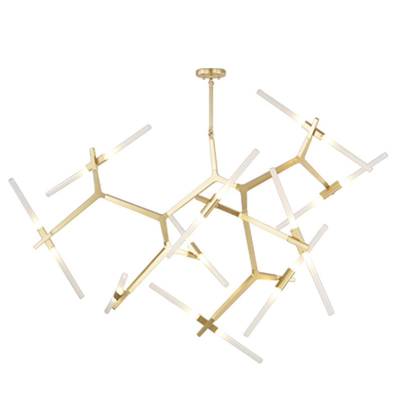 Plafond de lampe à LED multi-lumière contemporaine Light Hanging Light Geométrique moderne Light