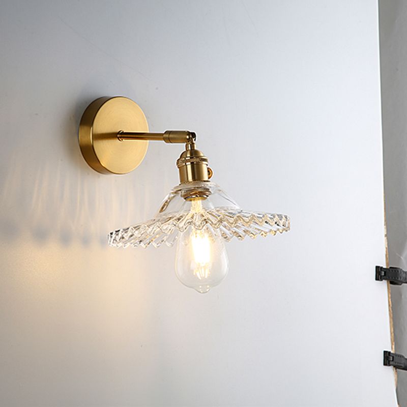Armed Vanity Wall Lights Modern Nordic Style Glass Single Vanity Lamp