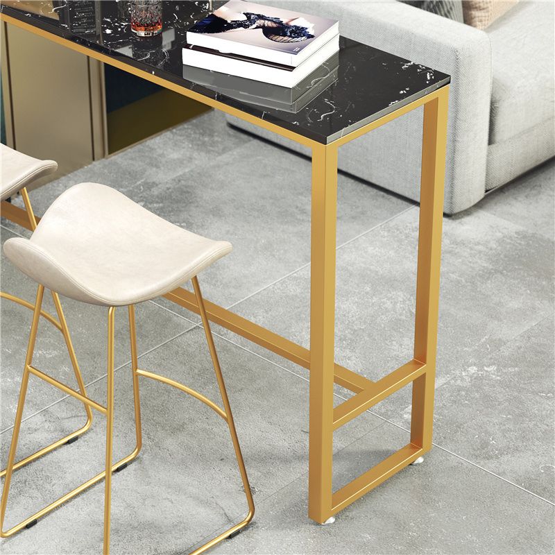 Glam Style Faux Leather Barstool Saddle Seat Bar Stool for Living Room