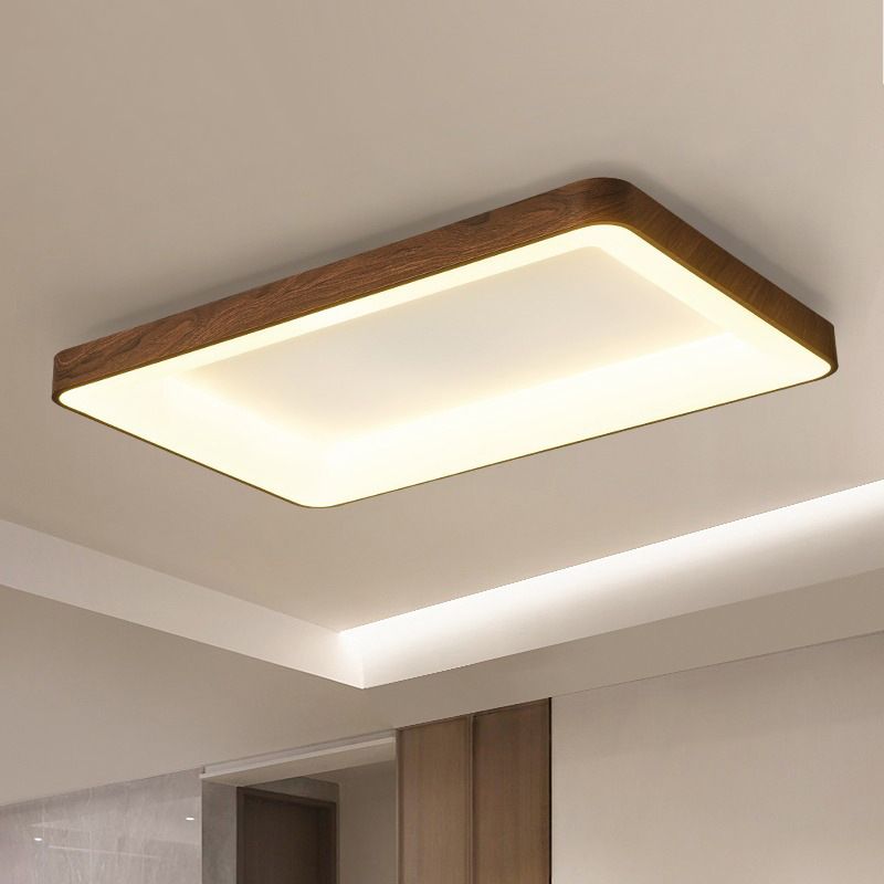 Luz de techo de montaje geométrico LED moderno LED FLUSH TECILE DE TECOLO DE MONTAJE
