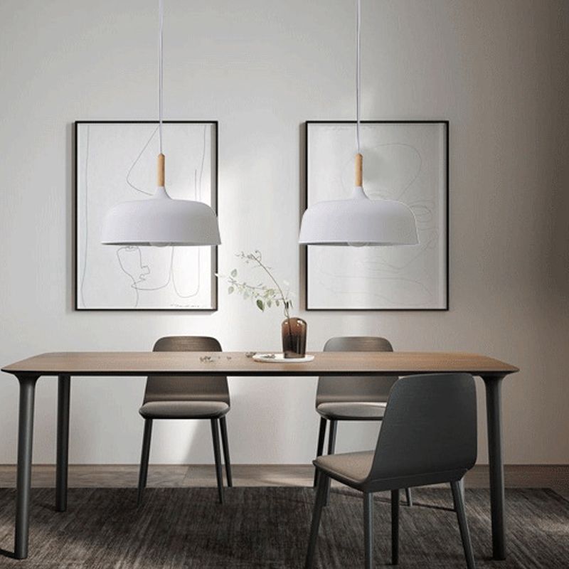 Pumpkin Pendant Light Aymator Macaron Style Snack Bar Dining Room Hanging Light