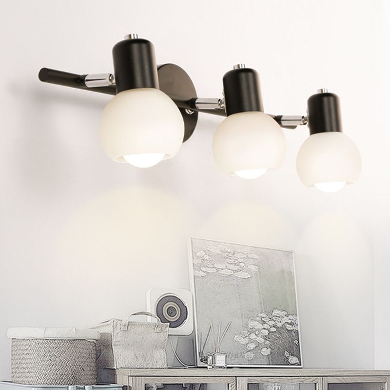 Bathroom Vanity Wall Lights Frosted Glass American Vanity Mirror Lights for Wash Basin