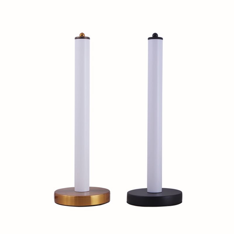 Luz de mesa de plástico en forma de poste Simplicidad Led Night Stand Light para dormitorio