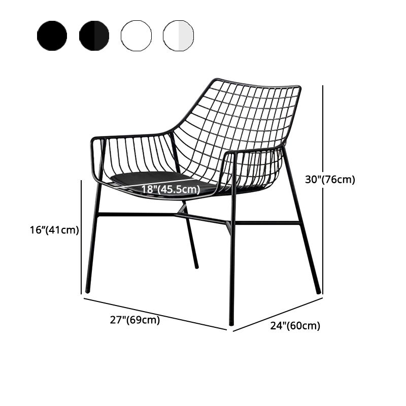 Silla industrial del metal del respaldo cruzado del sillón del comedor de la cocina