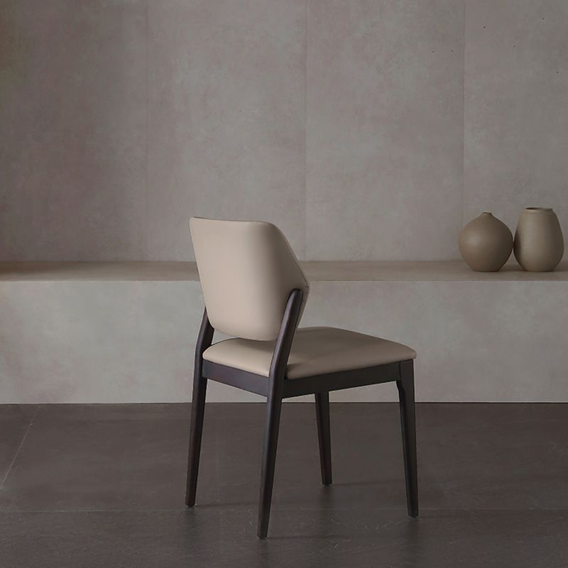 Contemporary Open Back Dining Chairs Indoor Upholstered Side Chair