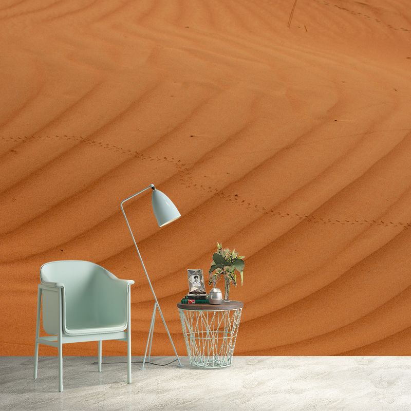 Soft Color Desert Mural Decal Nature Scenery Modern Mildew Resistant Wall Art for Home