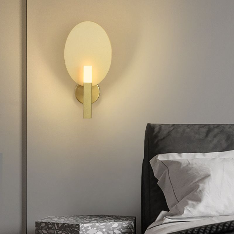 1-Light Geometric Wall Lights Modern Metal Wall Light Fixture