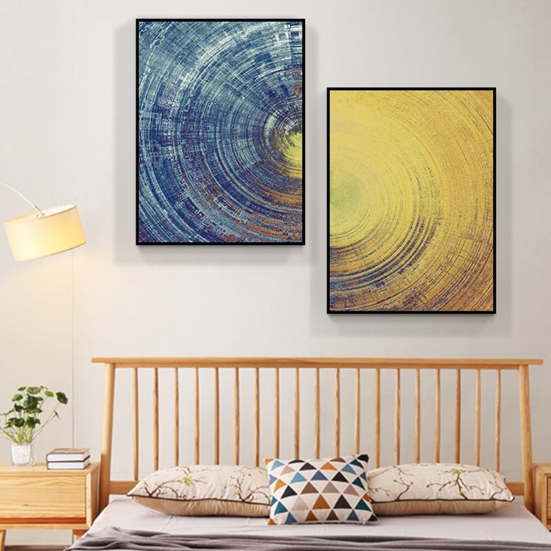 Vortex Canvas Art Contemporary Enchanting Painting Abstract Wall Decor in Light Color