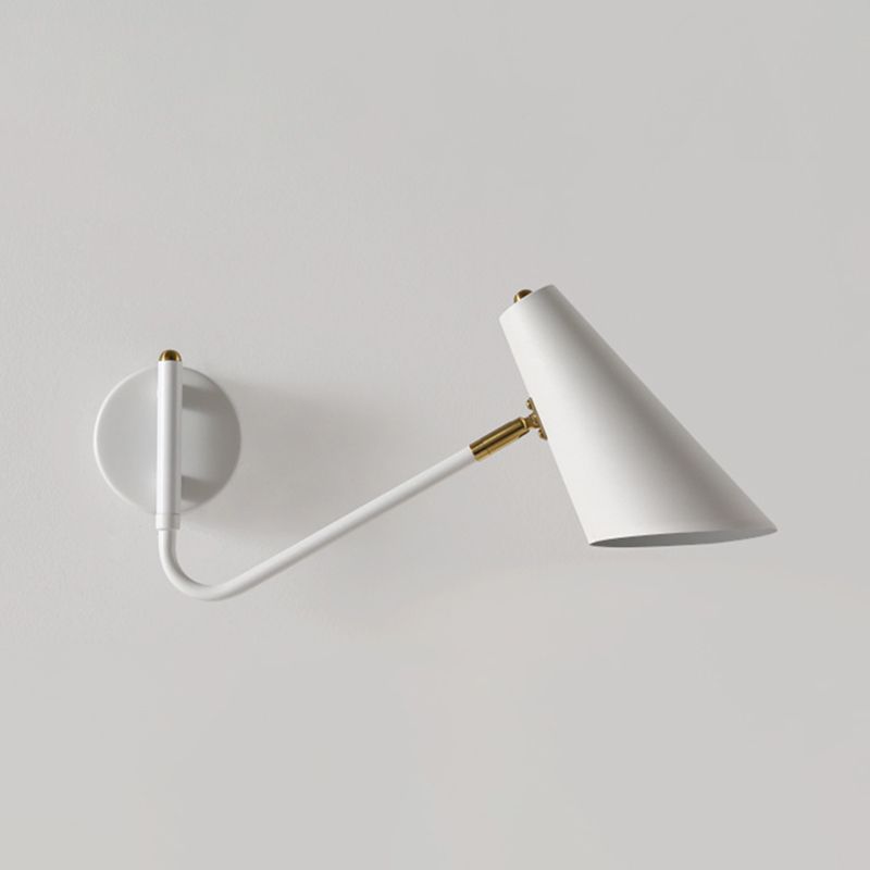 Cone Shape Metal Wall Light Modern Style 1-Light Wall Mount Lighting