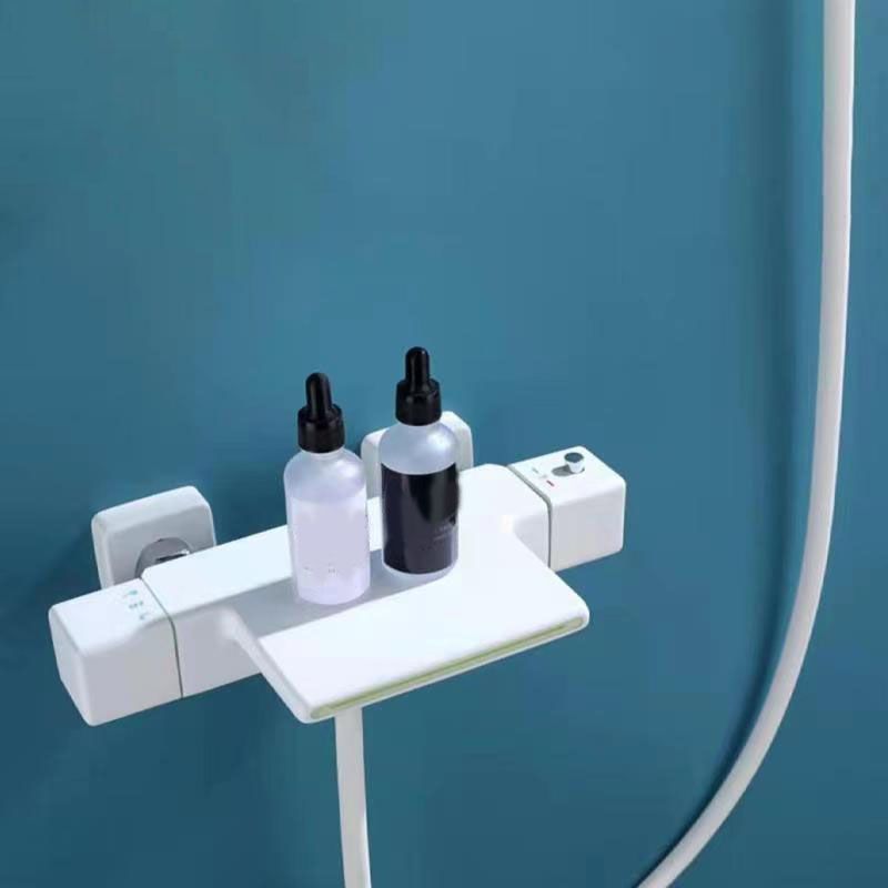 Modern Wall Mounted Faucet Handheld Shower Head Waterfall Faucet