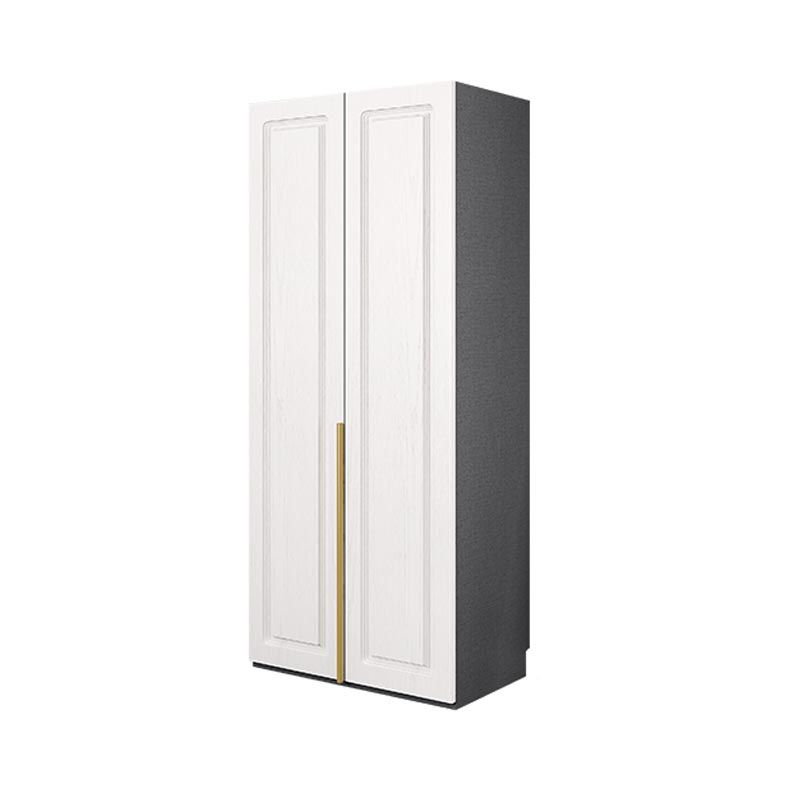 Modern Style Wardrobe White Colour Wooden Wardrobe Closet with Drawer