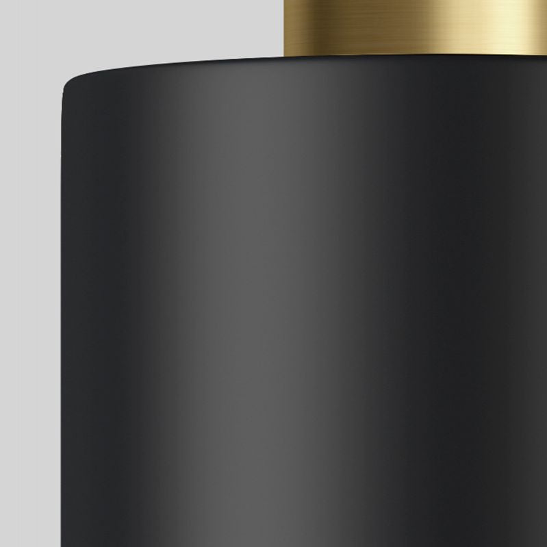 Postmoderne 1 Kopfmetallwandleuchter schwarz-goldener Wandmontageleuchte für Wohnzimmer