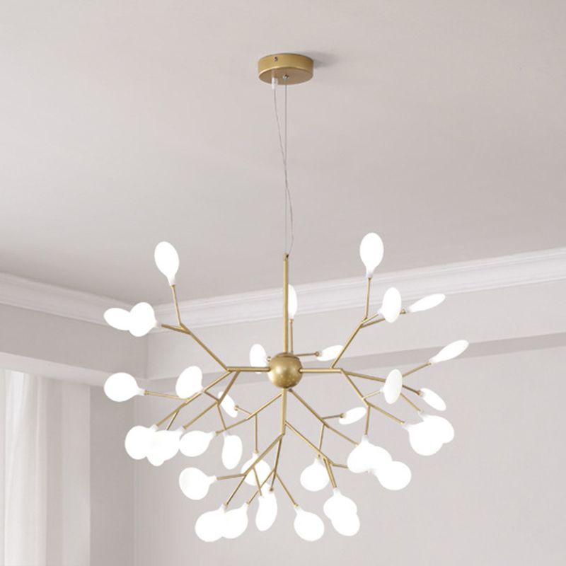 Modern Firefly Style Lampadellier leggero glassata glassata Acrilico Soggiorno Sallo Affatta lampada
